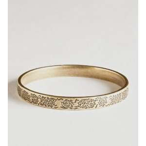 Floral Stamped Bangle Jewelry