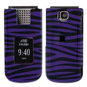 Premium   Nokia 2720 Purple/Black Zebra Cover   Faceplate 