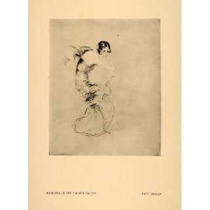  1920 Print Carmen Ballet Cuban Pavlowa Women Body Dance 