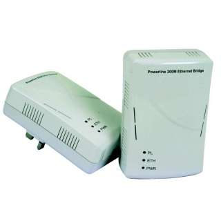 Powerline 200Mbps AV HomePlug Twin Pack HD A66HW  