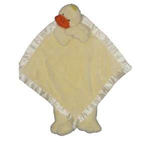   Soft Baby Security Blanket 15x15 Yellow Duck Lovie Banky Blankie Toy