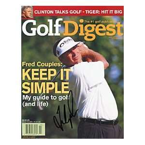 Fred Couples Autographed / Signed Golf Digest   November 2000