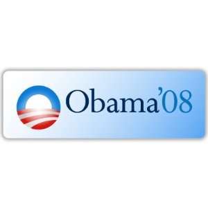  Barack Obama 08 Democratic bumper sticker decal 9 x 3 