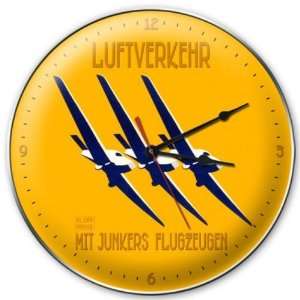  Mit Junkers Aviation Clock   Victory Vintage Signs