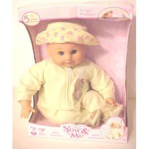  You & Me 5 Function Baby Doll Yellow Baby Sneezes Toys 