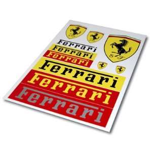  Ferrari Sticker Set Automotive