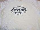 Mens T Shirt your pants on the ground blue size sz 2XL