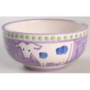 Vietri (Italy) Campagna Cow (Vacca) Soup/Cereal Bowl, Fine China 