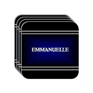  Personal Name Gift   EMMANUELLE Set of 4 Mini Mousepad 