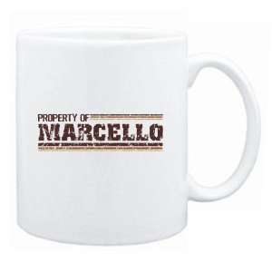    New  Property Of Marcello Retro  Mug Name