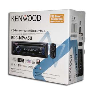 Kenwood KDC MP445U In Dash CD//WMA Car Receiver 2011 019048187833 