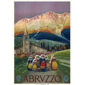  Fridgedoor Abruzzo Italy Travel Poster Magnet Automotive