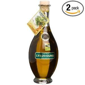 Lykovouno Greek Extra Virgin Olive Oil, 500 ML Bottle (Pack of 2 