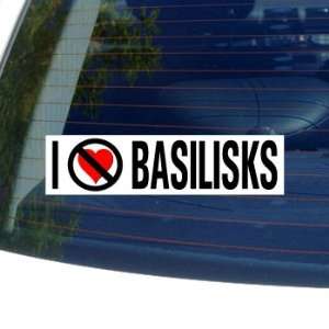  I Hate Anti BASILISKS   Window Bumper Sticker Automotive