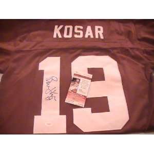  BERNIE KOSAR SIGNED AUTOGRAPHED CLEVELAND BROWNS JERSEY 