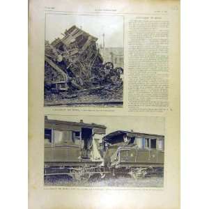  1895 Accident Bueil Train Railway Lips French Print