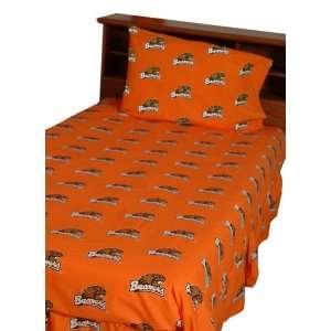  Oregon State Angry Beavers Printed Sheet Set   Solid