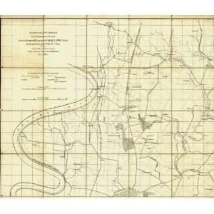  Civil War Map Northwest, or no. 1, sheet of preliminary 