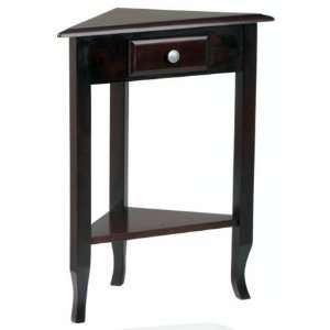    Merlot Contemporary Corner Plant Stand by Home Star