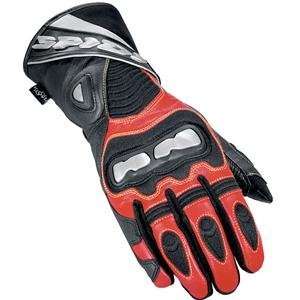  Spidi Sport EVO Gloves   Small/Red Automotive