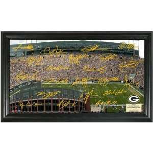  NFL Green Bay Packers 19.5 x 12 Signature Gridiron 