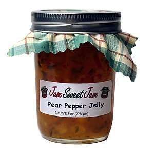 6pk Pear Pepper Jelly Gourmet Food, If you like sweet, sour, mild and 