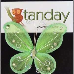  Tanday Apple Green 3 Butterfly Clip Wedding Favor 25 Pack 