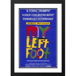  My Left Foot 20x26 Framed and Double Matted Movie Poster 