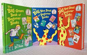 Book of Beginner Books Series Set Dr. Seuss, P. D. Eastman Blue, Red 
