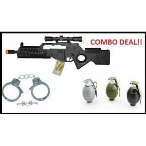  Combat Mission Toy Machine Gun with Lights, Sounds, Moving 