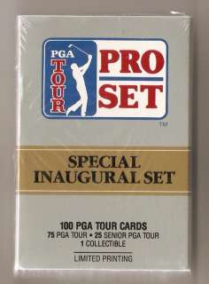 1990 PGA Tour Pro Set Golf Factory Trading Card Set  