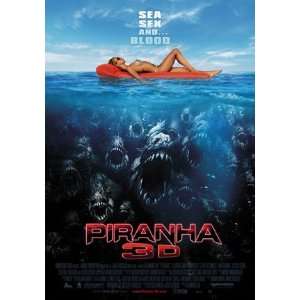  Piranha 3D Original Movie Poster 27x40 