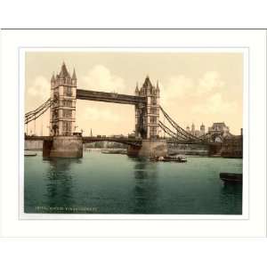  Tower Bridge III. (open) London England, c. 1890s, (M 