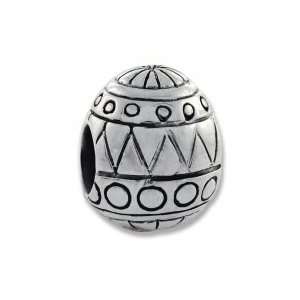 Sterling Silver, Authentic Carlo Biagi Easter Egg Bead