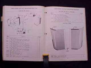 1957 Case 420 Diesel   425 Tractor Parts Manual Book  