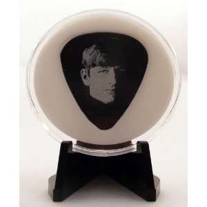 Meet The Beatles Ringo Starr Guitar Pick With Made In USA Display Case 