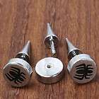 SPIDER Stainless Steel Taper Spike Earring Stud @1PC