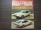Road & Track Magazine Electronic Ignition Systems How good? Sept 1972 