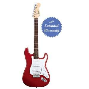   Extended Warranty   Maple Fretboard, Metallic Red Musical Instruments