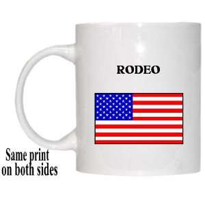  US Flag   Rodeo, California (CA) Mug 