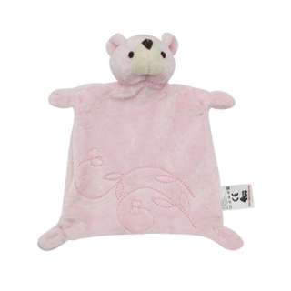 US New Baby Boys Girls Security Blanket Comfort Soft Dou Dou Bear Toys 