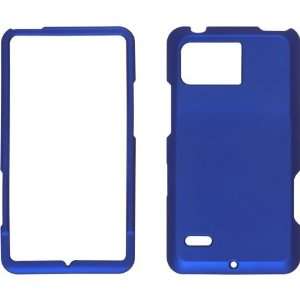  Solutions Blue Soft Touch Snap On Case for Motorla DROID Bionic 