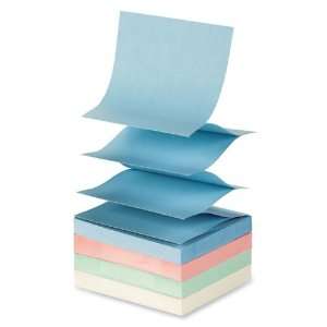  Sparco Pop up Pastel Adhesive Fanfold Note Pad 