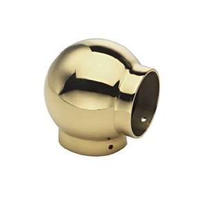  Lavi Industries 00 702/1 Polished Brass Ball Ell 1 OD 