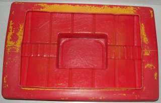   Gang Train Clubhouse Caboose Toy Box Chest VTG Plastic Toybox  