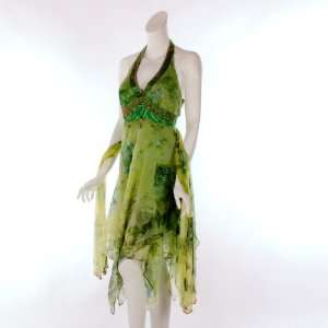  Aspeed Design Womens Beaded Halter Dress 