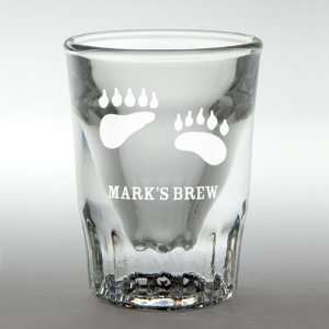 Bear Paw Shot Glass