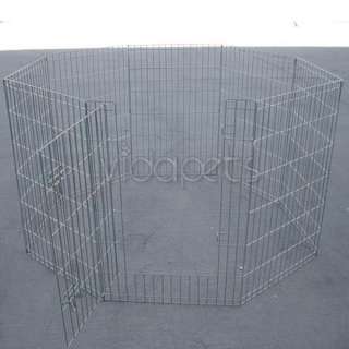 30 Gold zinc Exercise 8 Pen Fence Dog Crate Cat Kennel  