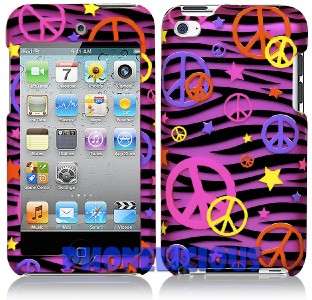 For itouch iPod Touch 4G 4th Gen Case Cover PINK PEACE  