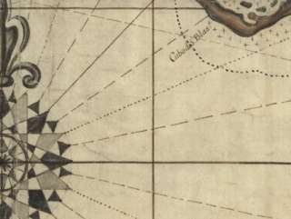 1700 map Nautical charts, Florida Panhandle  